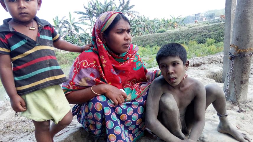 Mymensingh chained boy