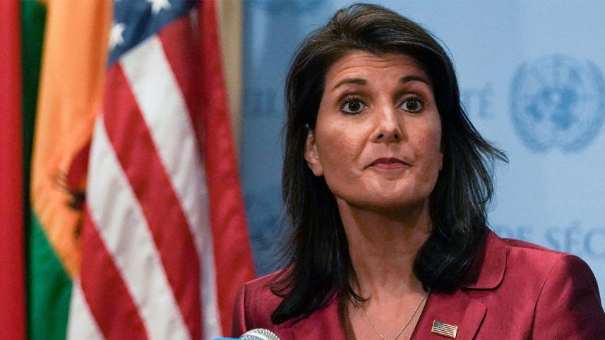 UN Ambassador Nikki Haley resigns