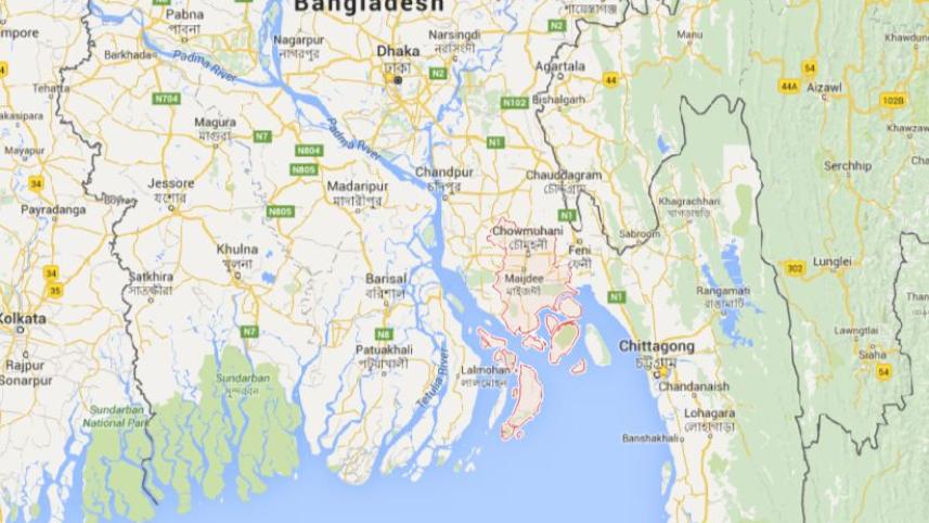 Noakhali map