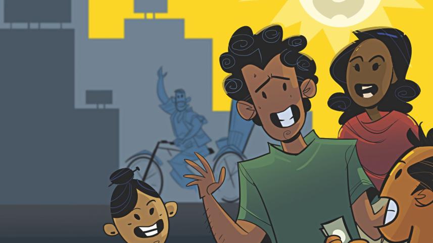 Opposite day in Dhaka city life