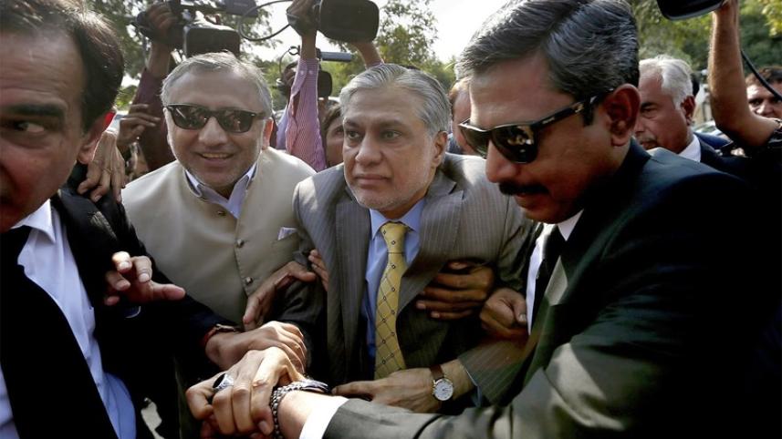 Pakistan Finance Minister Ishaq Dar indicted