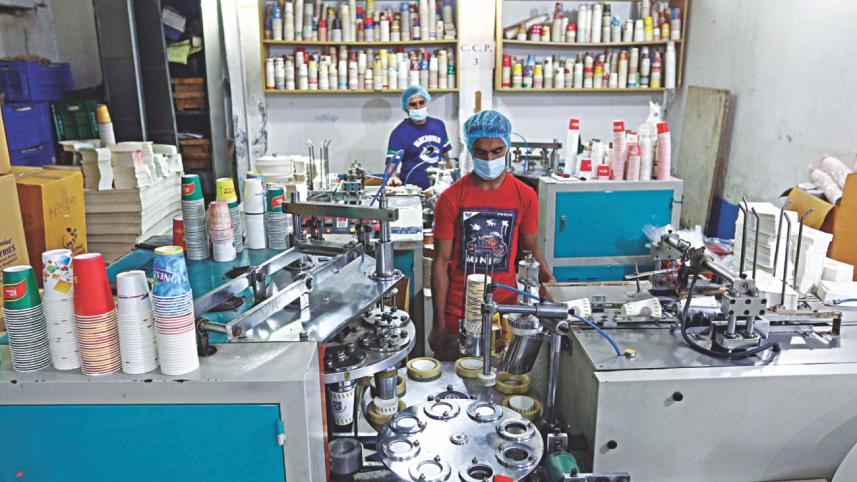 Paper Cups' Factory in Dhaka
