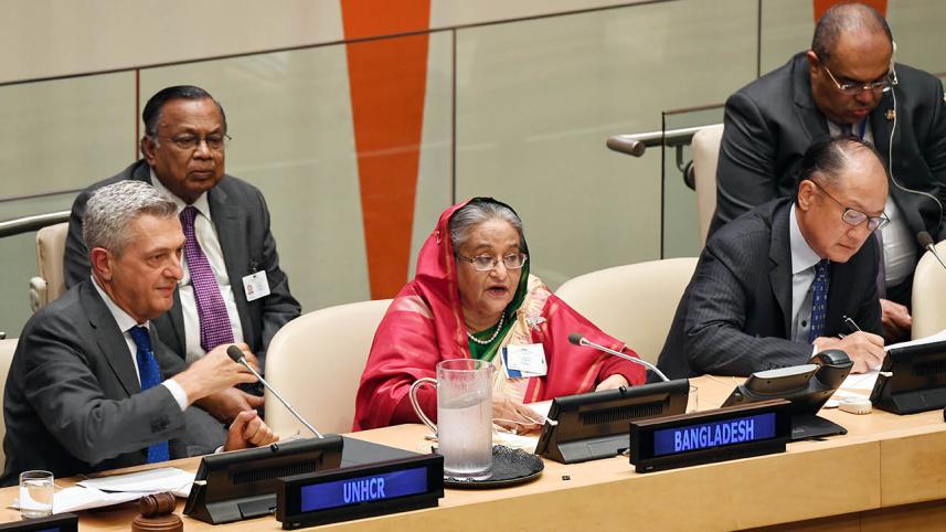 Bangladesh Prime Minister Sheikh Hasina in the United Nations General Assembly