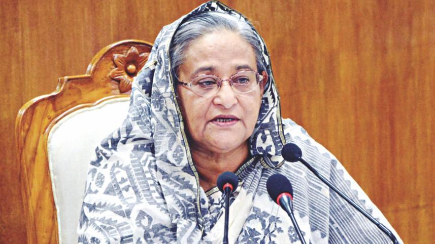 File photo of Prime Minister Sheikh Hasina