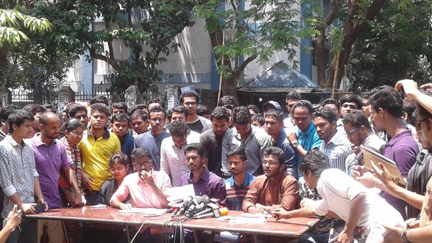 Students movement demanding quota reformation in civil service