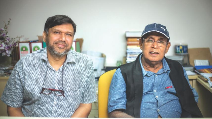 Rafi Hossain with Buddhodeb Das Gupt on films