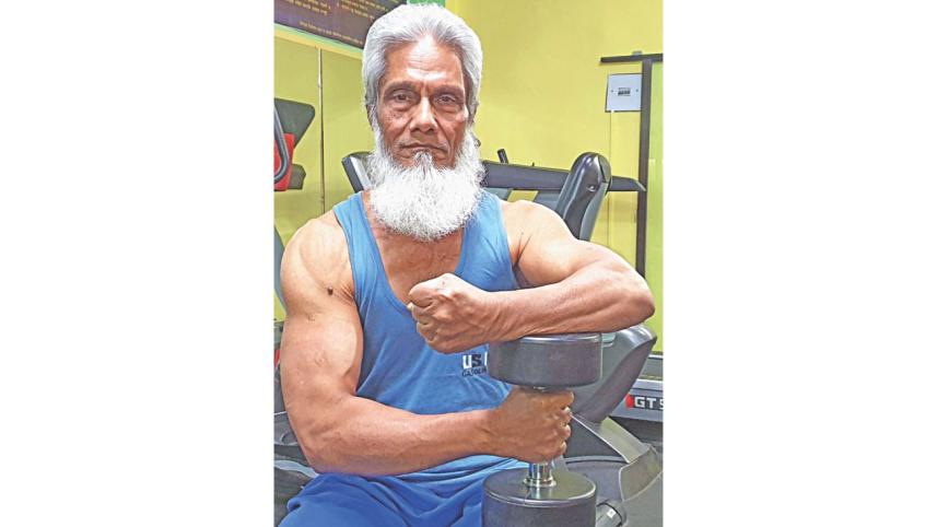 Rajshahi Man AKM Matlubul Hoq Tipu young at 71