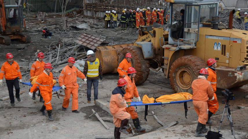 Rescue workers