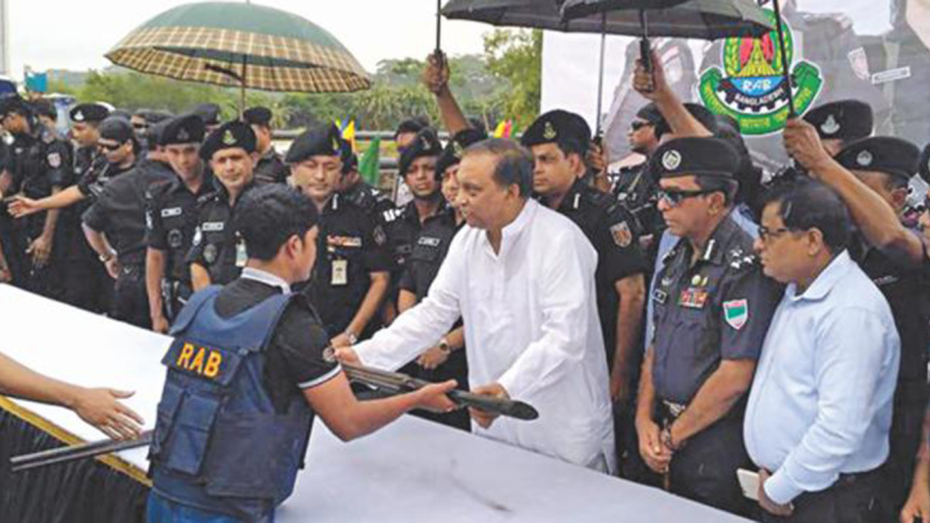 infamous pirate gangs, pirate gang, Santo Bahini, Alam Bahini, Rapid Action Battalion, Barisal, Rab headquarters, Home Minister Asaduzzaman Khan