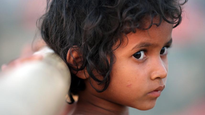 Rohingya refugee child