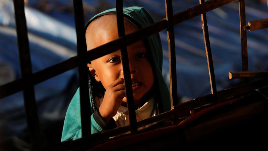 Rohingya refugee child