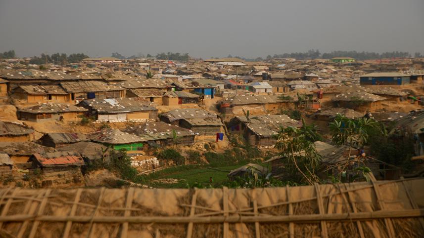 The Kutupalong Rohingya refugee camp 