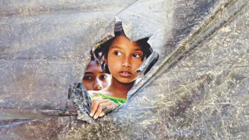 Rohingya muslim child