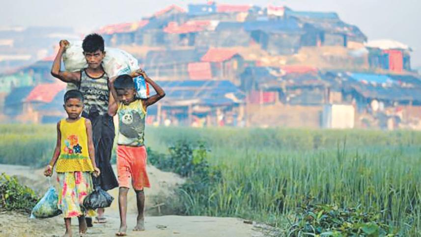 Rohingya refugee children