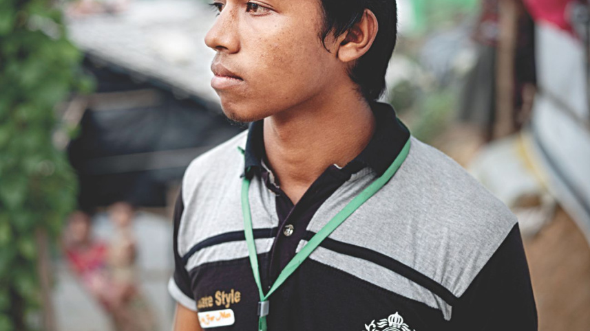 Rohingya refugee Nurul Amin