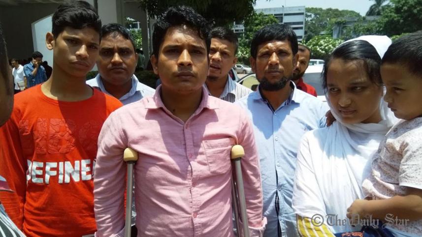 Road Accident Victim Russel Sarkar