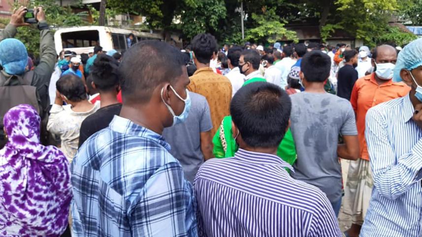 Launch capsize in Buriganga