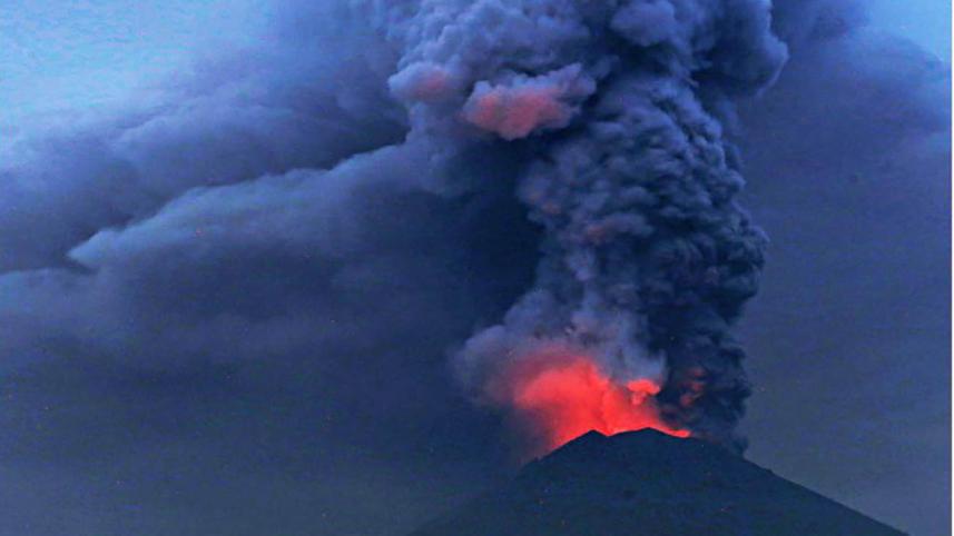 Eruption Mount Agung