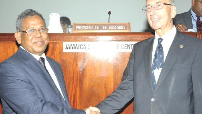 Rear Admiral Md Khurshed Alam (Retd), Bangladesh, United Nations Convention on the Law of the Sea-1982,  International Seabed Authority, ISA, President of the Assembly, 