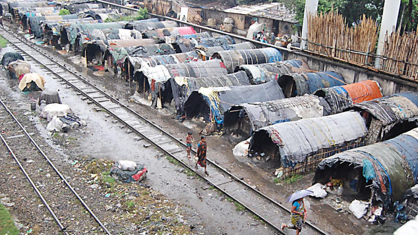 slum in the capital