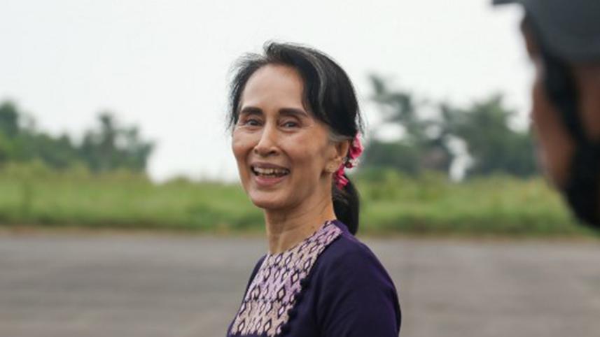 Myanmar leader Aung San Suu kyi