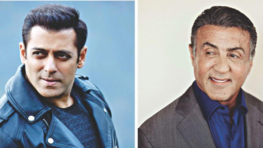 Sylvester Stallone and Salman Khan
