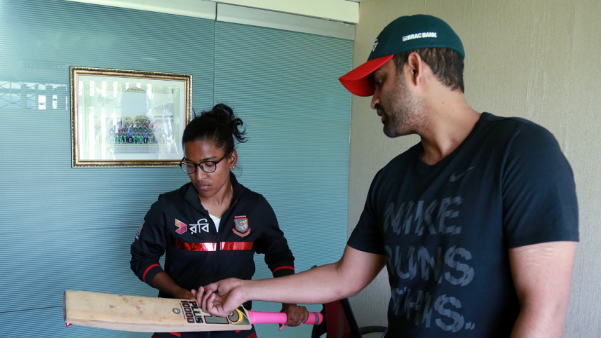 Tamim Iqbal and Rumana Ahmed