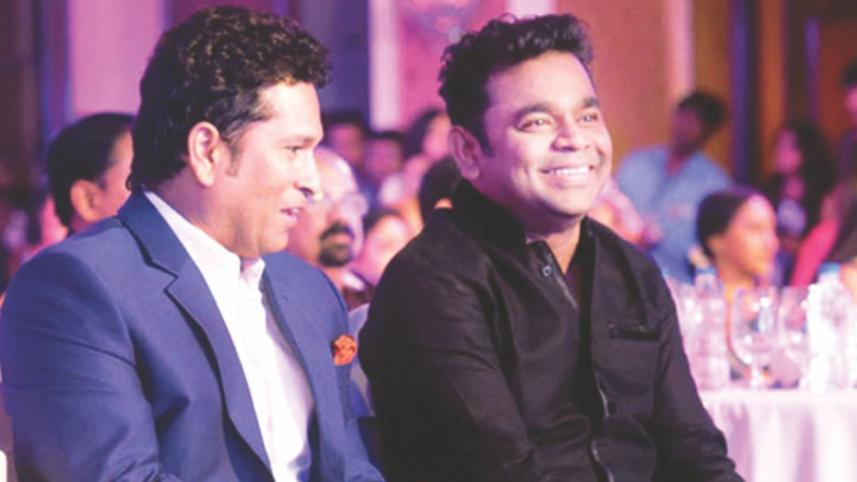 Tendulkar and AR Rahman