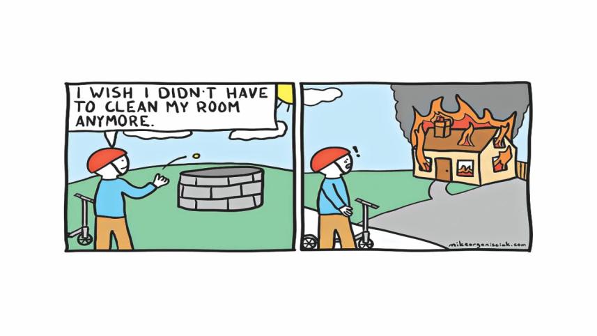 The consequences of having a dark sense of humour