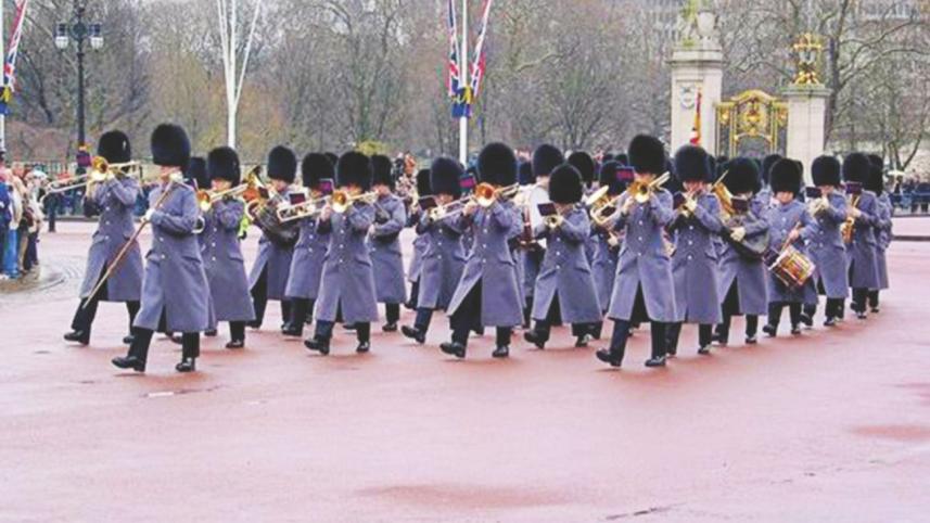 The grand Buckingham Palace
