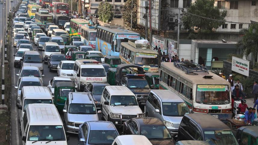 Traffic in Dhaka