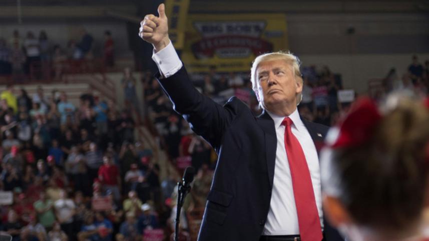 US president Donald Trump