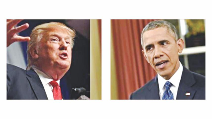 Trump, Obama