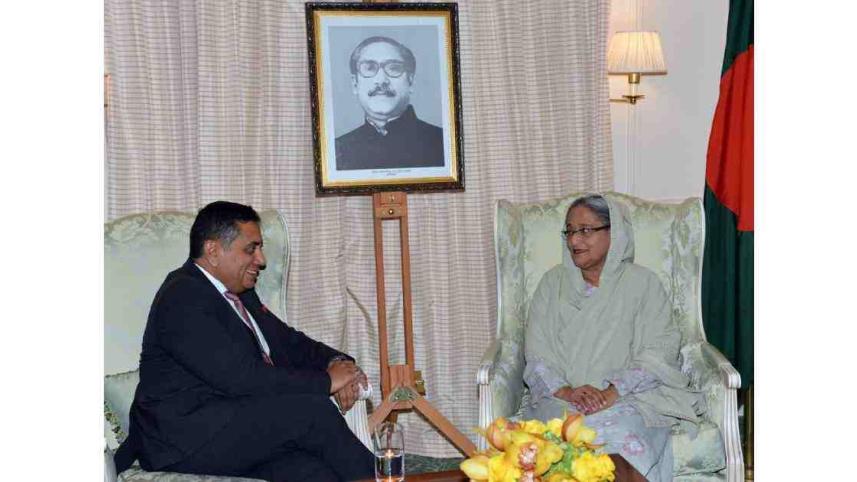 Prime Minister Sheikh Hasina and British Minister of State for Foreign