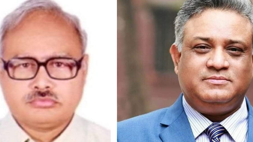 Prof Satya Prasad Majumder and Prof ASM Maksud Kamal