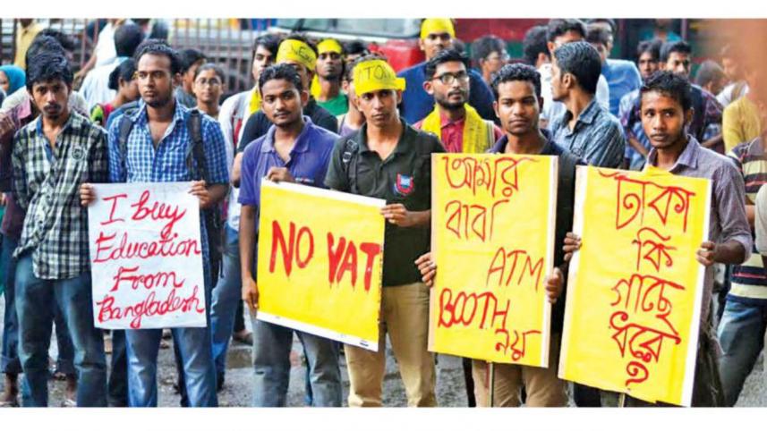 vat on private universities