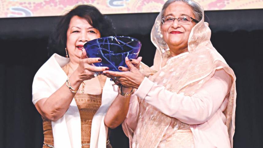 Prime Minister Sheikh Hasina honoured for women empowerment