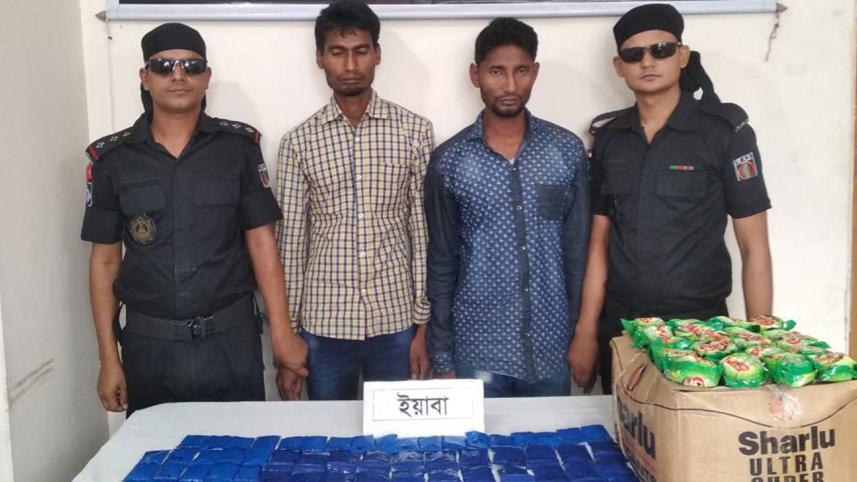 Yaba bust from courier in Rajshahi