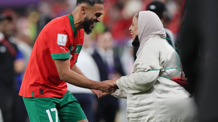 Sofiane Boufal and Mother