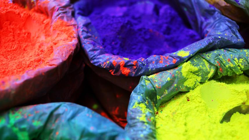 Holi at Shakhari Bazar