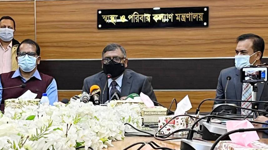 Health Minister Zahid Maleque