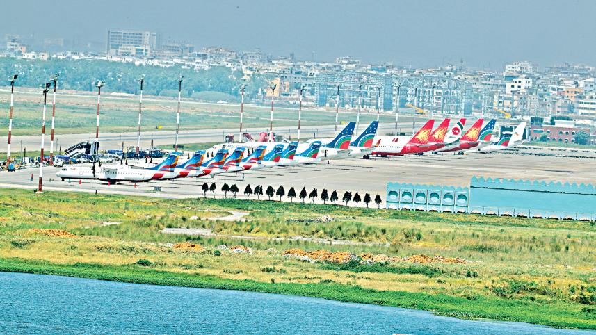 Airliners at the Dhaka Airport have been Facing Space Shortage