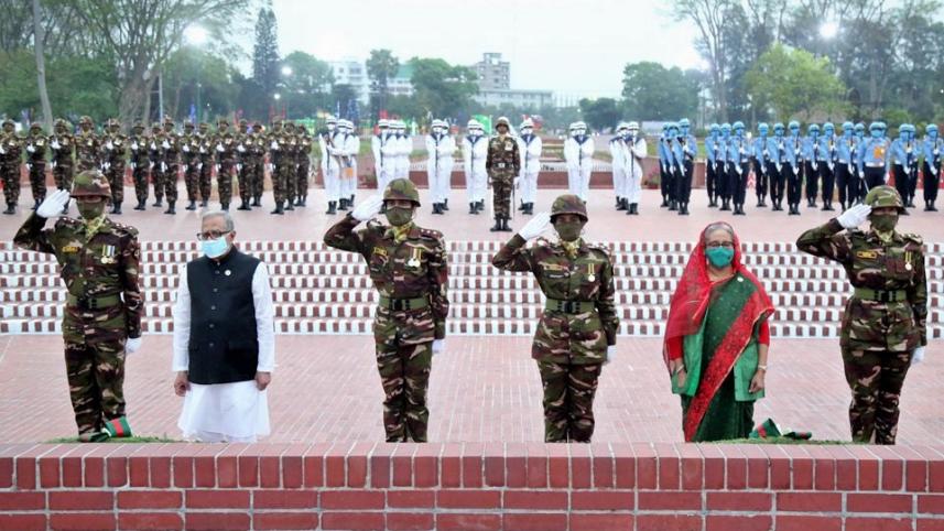 President, PM pay homage to Liberation War martyrs