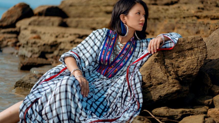 Tenzing Chakma’s new summer collection is now out and showcases inspiration from the people of the Pangkhua community in Rangamati and the Chittagong Hill Tracts of Bangladesh.