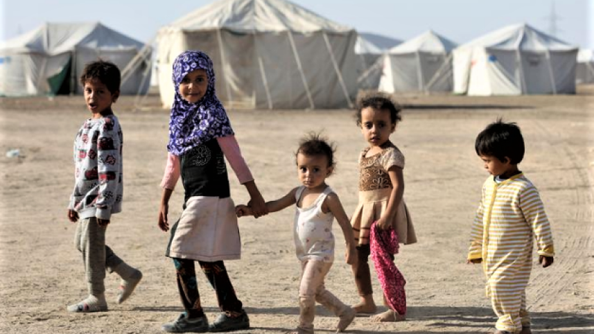 Children displaced worldwide