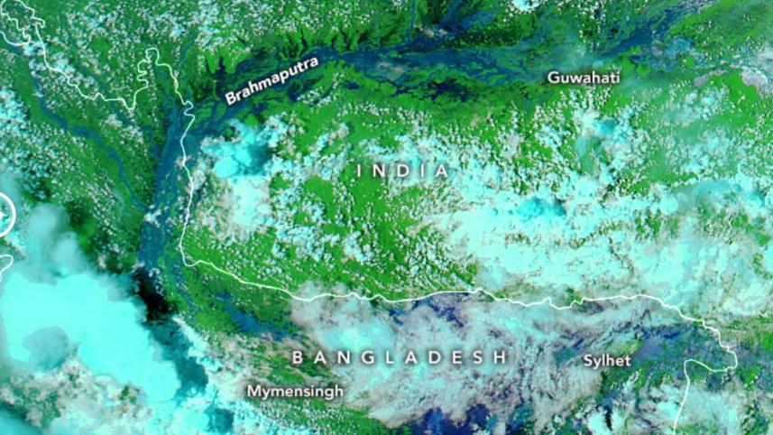 NASA publishes satellite image of Sylhet Flood after