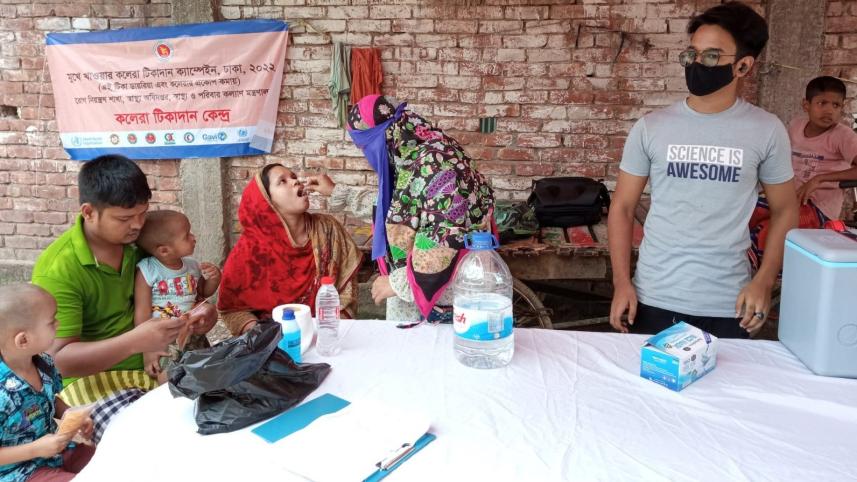 Cholera vaccination Second round campaign