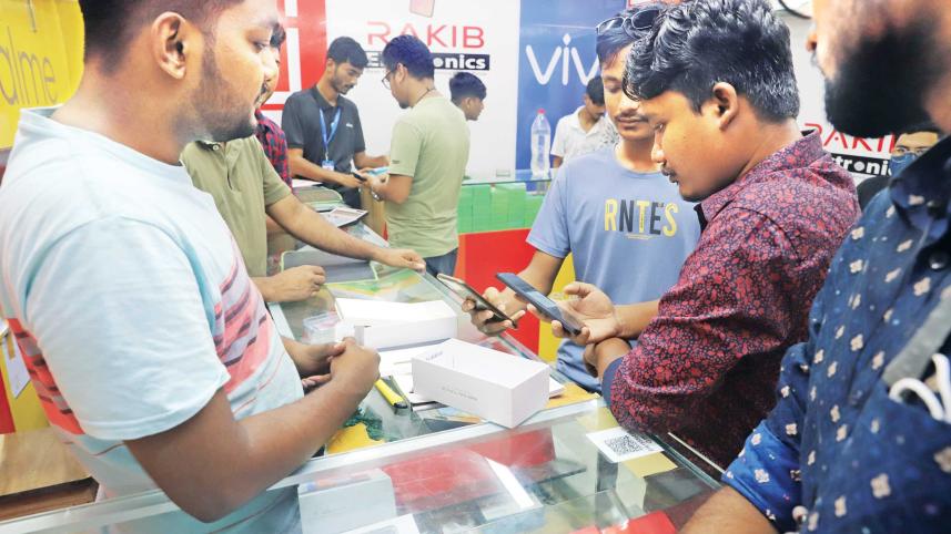 mobile phone sales plummet