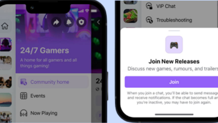 Community chat Facebook