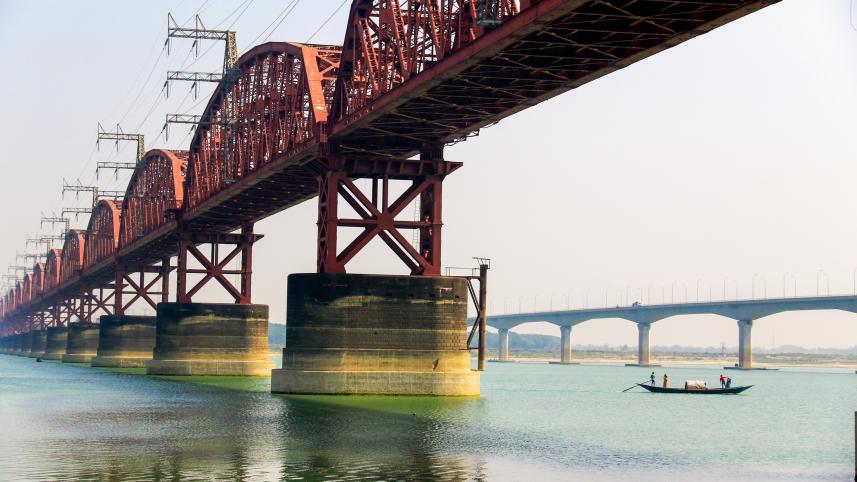 Lalon Shah Bridge and Hardinge Bridge